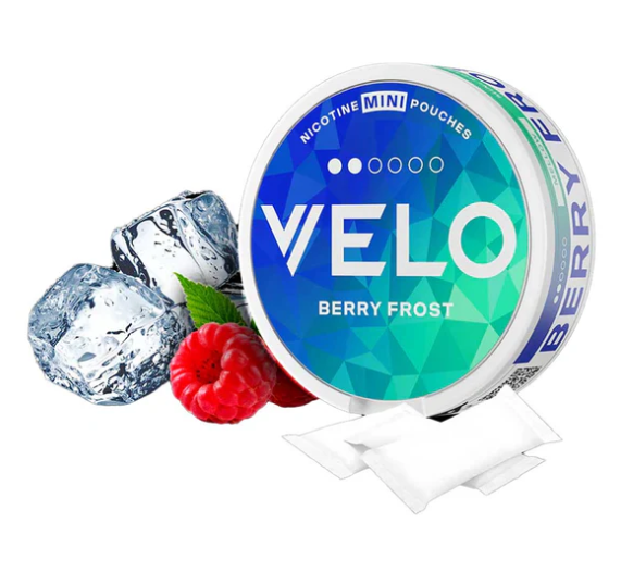 Velo Nicotine Pouches - Berry Frost 6mg (Medium), 12 Ct