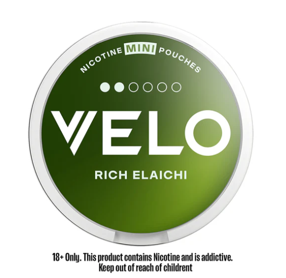 Velo Nicotine Pouches - Rich Elaichi 6mg (Medium), 12 Ct