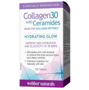 Webber Naturals Collagen30 with Ceramides Bioactive Collagen Peptides™, 120 Ct