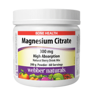 Webber Naturals Magnesium Citrate 300mg, 200g