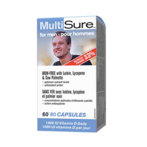 Webber Naturals MultiSure for Men, 80 Ct