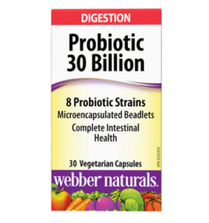 Webber Naturals Probiotic 30 Billion, 30 Ct