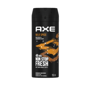 Axe Body Spray Deodorant for Men (Wild Spice), 150ml