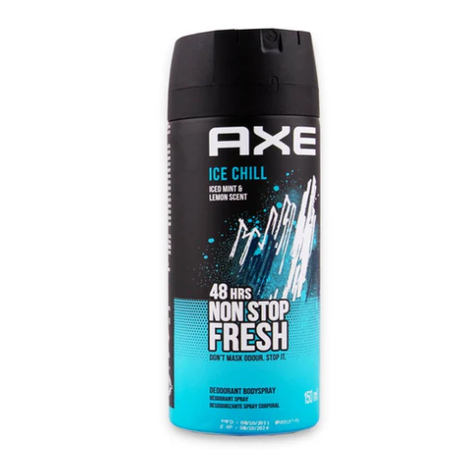 Axe Ice Chill Body Spray Deodorant for Men, 150ml