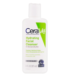 CeraVe Hydrating Facial Cleanser, Moisture Balance, For Normal To Dry Skin, 87ml