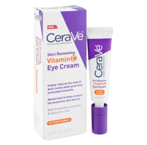 CeraVe Under Eye Brightening Cream with Vitamin C – Anti-Puffiness & Dark Circle Care, 15ml