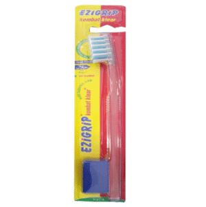 Ezigrip Kombat Klear Hard Toothbrush 1Ct