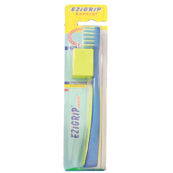 Ezigrip Kontrol Medium Toothbrush 1 Ct