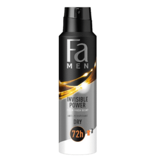 Fa Men Invisible Power 72H Protection Antiperspirant Spray, 200ml