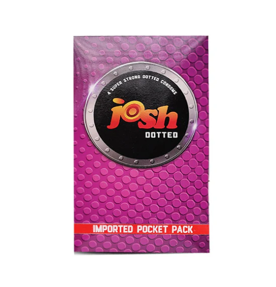 Josh Dotted Condoms, 3 Ct