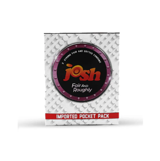 Josh Fair And Roughly Condoms Pocket Pack, 3 Ct