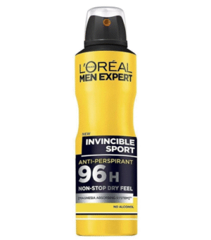 L'Oreal Men Expert Invincible Sport Absorbing Anti-Perspirant 96H, 250ml
