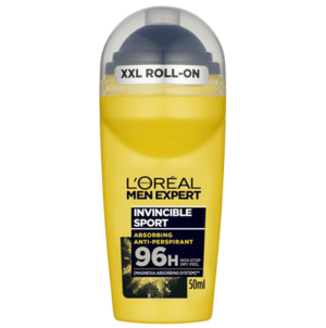 L'Oreal Men Expert Invincible Sport Absorbing Anti-Perspirant Roll on 96H, 50ml