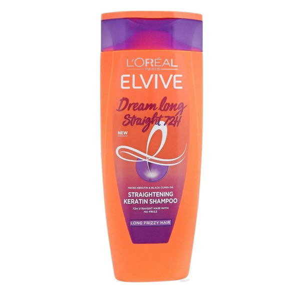 L'Oreal Paris Dream Long Straight 72H Straightening Shampoo, 360ml