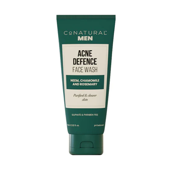 Men Acne Defence Face Wash, 60ml - CoNatural