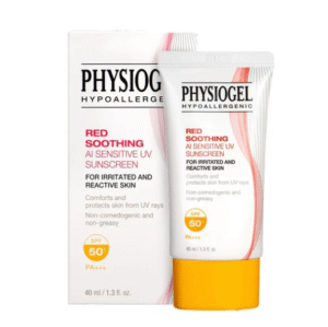 Physiogel Hypoallergenic Red Soothing AI Sensitive UV SPF 50 Sunscreen, 40ml