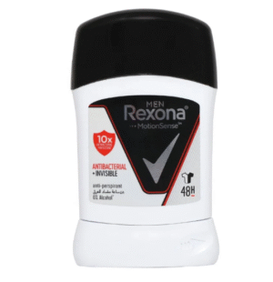 Rexona Men Antibacterial + Invisible 48H Anti-Perspirant Deodorant Stick, 40g