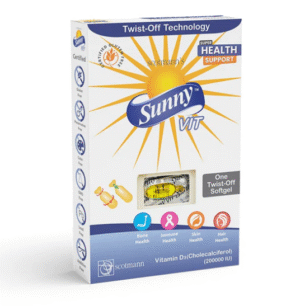 Scotmann Sunny Vit Twist Off Softgel (Vitamin D3 200000 IU), 1 Ct