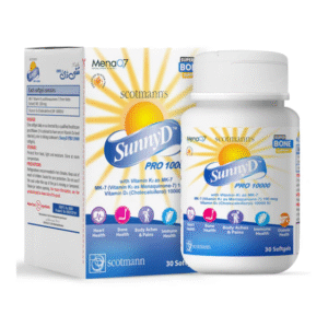Scotmann SunnyD Pro 10,000 (Vitamin D3 + K2), 30 Ct