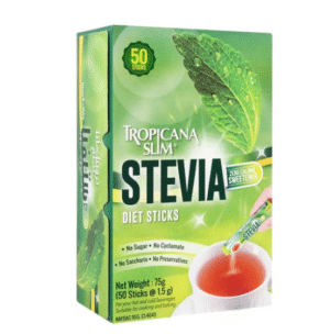Tropicana Slim Stevia Diet Zero Calorie Sweetener Sticks, 50 Ct