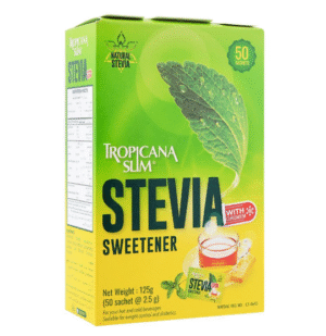 Tropicana Slim Stevia Sweetener Sachet, 50 Ct