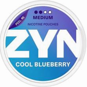 ZYN Nicotine Pouches - Cool Blueberry 6mg (Medium), 20 Ct