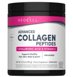 NeoCell Super Collagen Plus With Vitamin C & Hyaluronic Acid Type 1 & 3, 6.9 Oz